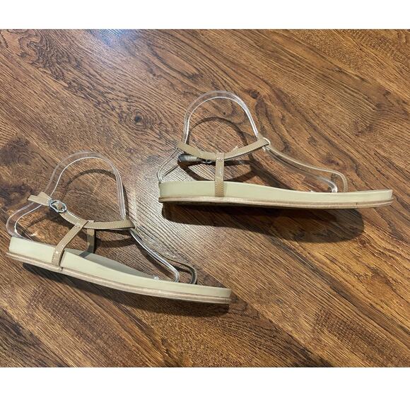 Sam Edelman Women's Naomi Thong Sandals Beige Size 9 Pre-Loved Stylish Comfort - Picture 2 of 11